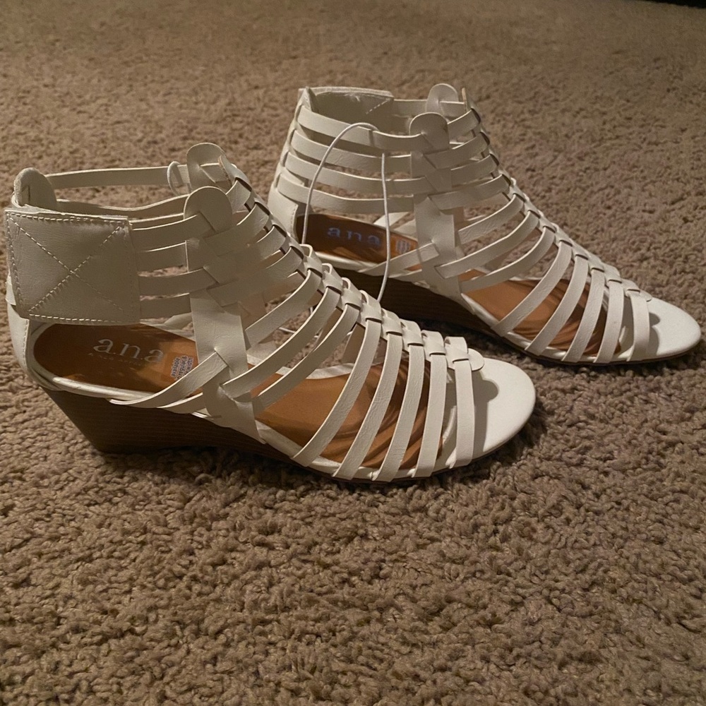 Cute white sandals